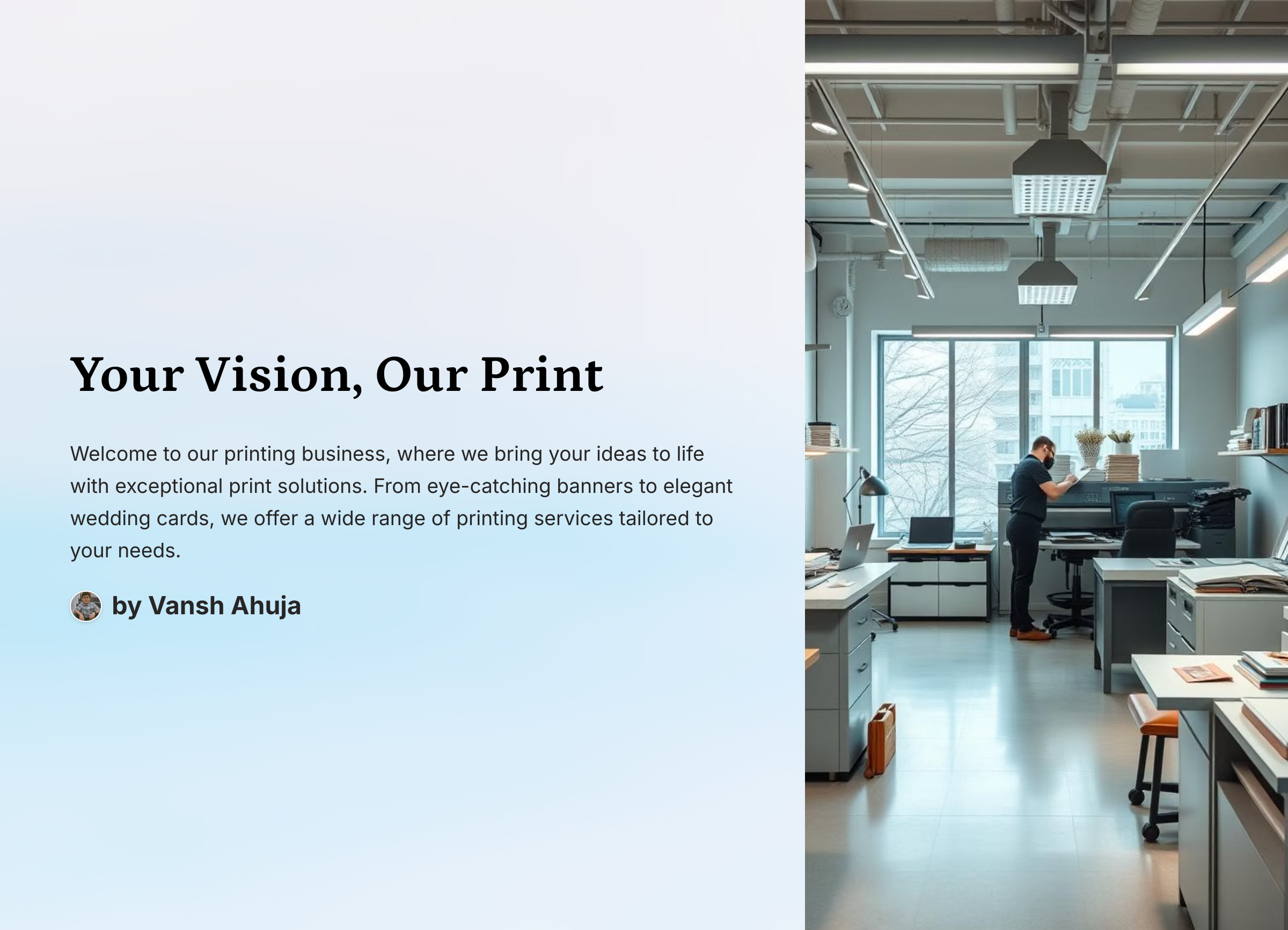 AhujaTraders Printing Sample 1